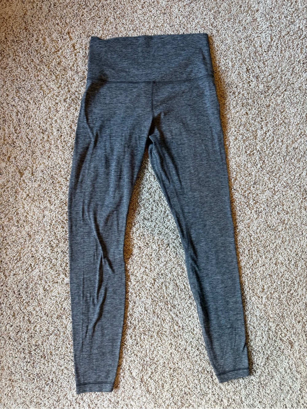 lululemon athletica Heathered Charcoal High-Rise Leggings